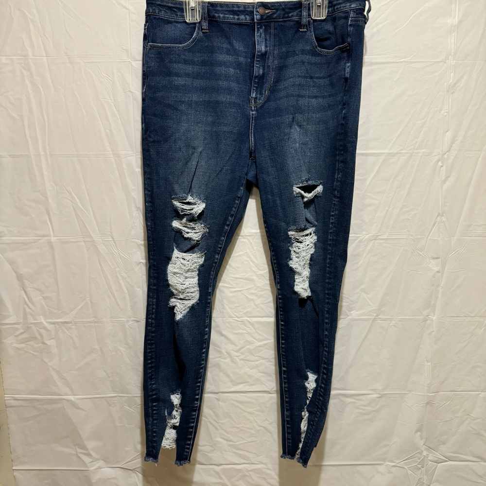 american eagle super hi rise jeggings